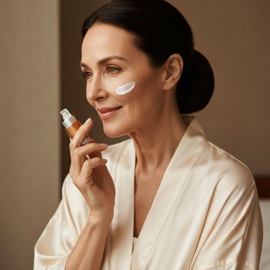 Anti-aging skincare consultation